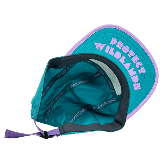 Maroon Bells | Running + Travel Hat | Teal and Lilac