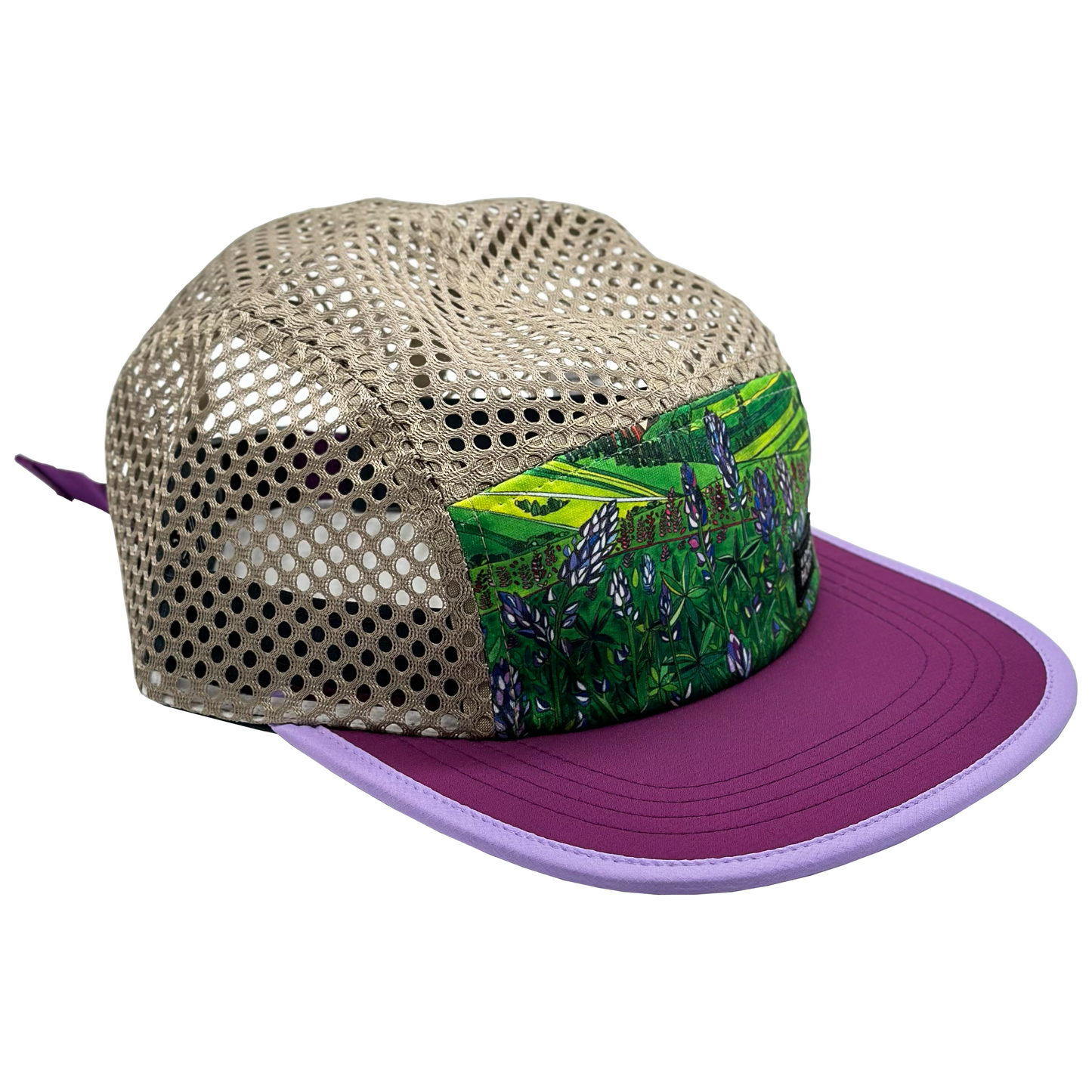 Glacier National Park Lupines | Running + Travel Hat | Grape + Lilac