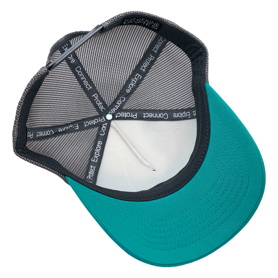 Eldorado Canyon | Trucker Hat | Turquoise 100% Recycled Grey