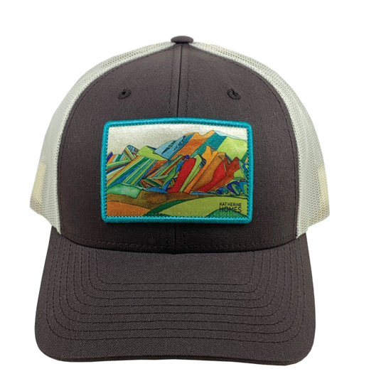 Boulder Flatirons Baseball Hat | Brown and Natural