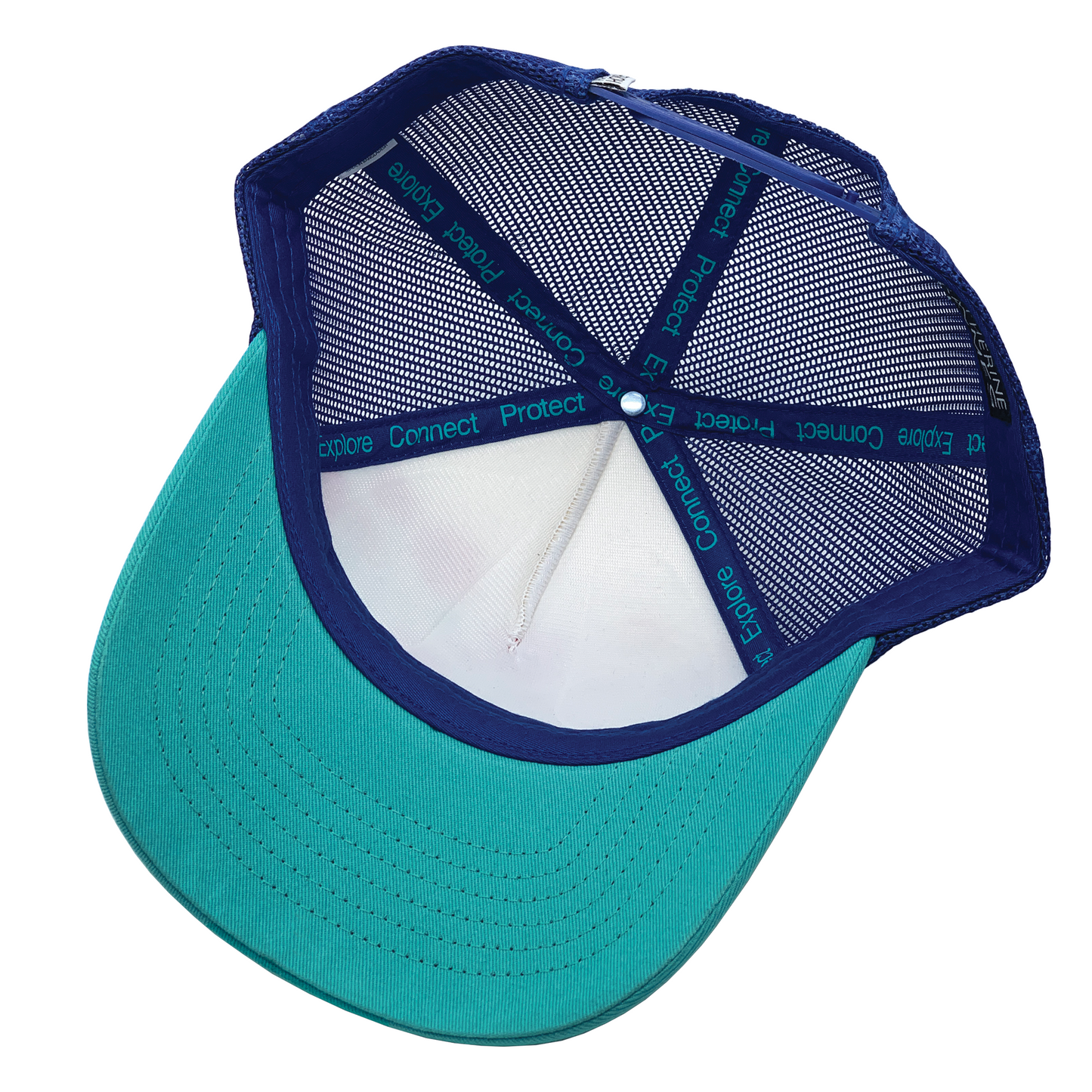 Poppies | Trucker Hat | Turquoise | Royal