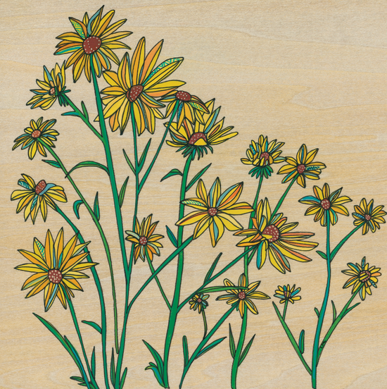 Whorled Sunflower Print | Two Sizes