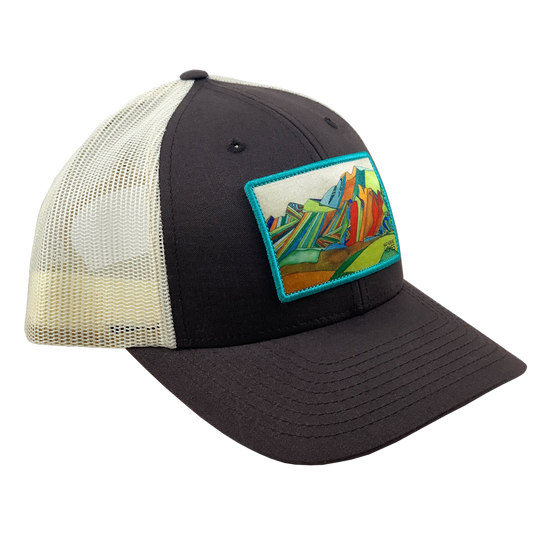 Boulder Flatirons Baseball Hat | Brown and Natural